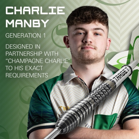 [Przedsprzedaż wysyłka do 9.10] Lotki Target Charlie Manby G1 90%