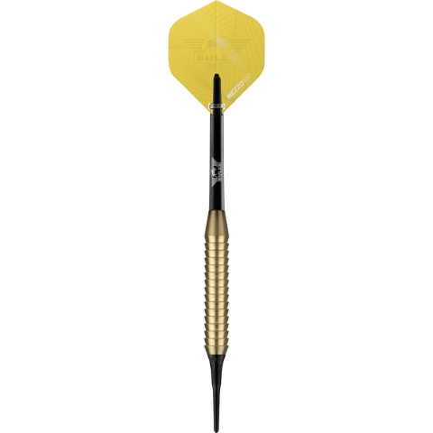 Měkké šipky Bull's Softtip Charge Yellow Brass 18g