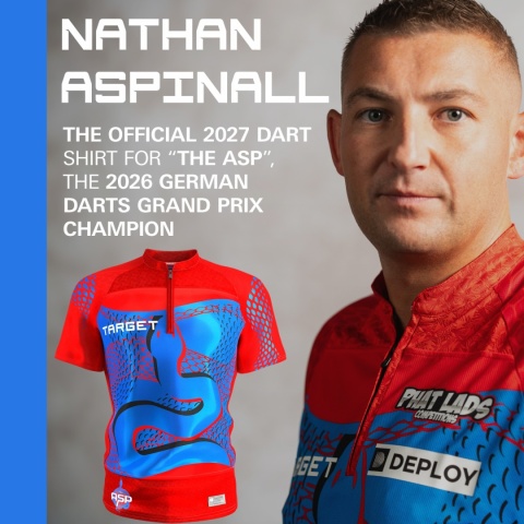 Oficjalna koszulka meczowa Target 2027 — Nathan Aspinall ("The Asp")