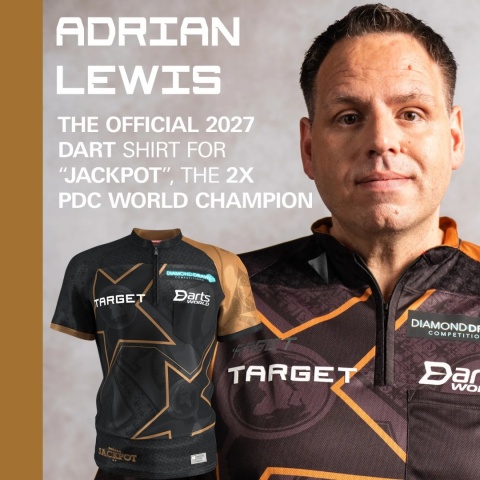 Oficjalna koszulka meczowa Target 2027 — Adrian Lewis ("Jackpot")