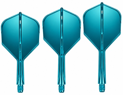 Piórka GOAT Air Neon Aqua No6 - system piórko + shaft