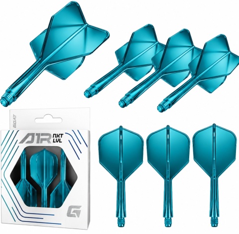 Piórka GOAT Air Neon Aqua No6 – system piórko + shaft