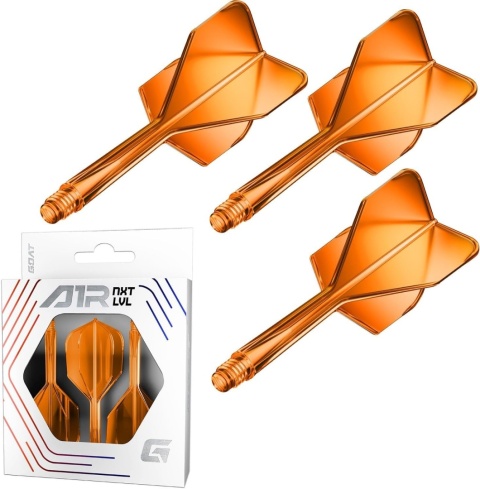 Piórka GOAT Air Neon Orange No6 – system piórko + shaft