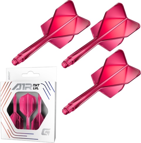 Piórka GOAT Air Neon Pink No6 – system piórko + shaft