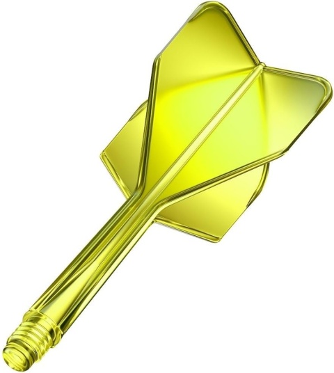 Piórka GOAT Air Neon Yellow No6 – system piórko + shaft