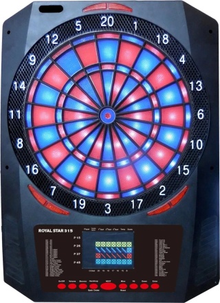 Elektroniczna tarcza do darta XQMax Lisbon