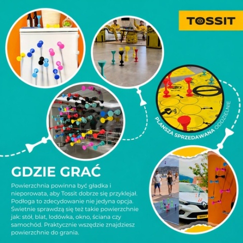 Gra Tossit Pakiet Imprezowy — 26 sztuk, gra dla 8 osób