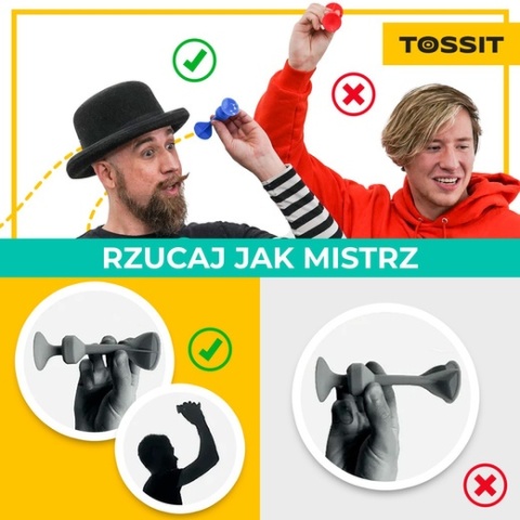 Gra Tossit Pakiet Imprezowy — 26 sztuk, gra dla 8 osób
