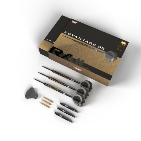 Bull's Advantage 95% Rail CP 95% 22/23/24g – lotki steel
