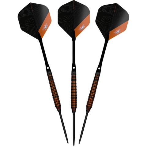 Bull's Dirk van Duijvenbode 80% Black CP 95% 22/24g – lotki steel