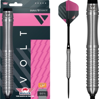 Bull's Volt 80% Pink CP 95% 22/24/26g – lotki steel