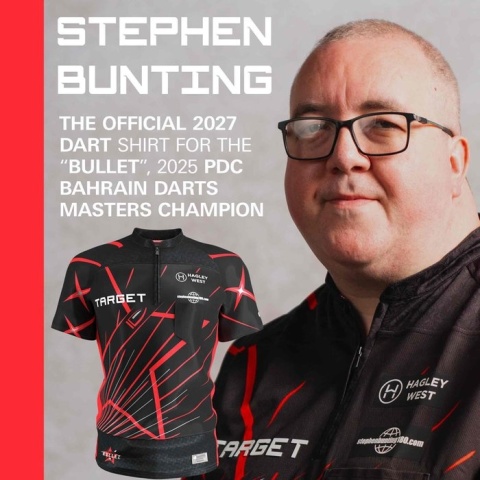 Oficjalna koszulka meczowa Target 2027 — Stephen Bunting ("The Bullet")