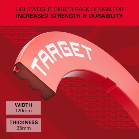 Opona ochronna Target Notched Red