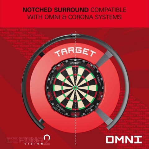 Opona ochronna Target Notched Red