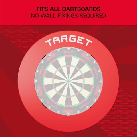 Opona ochronna Target Notched Red