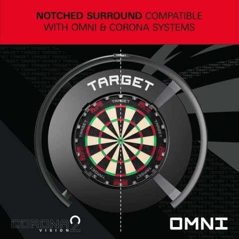 Opona ochronna Target Notched Black