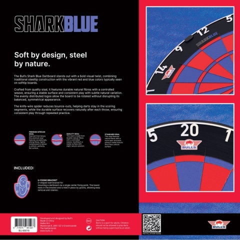 Tarcza Bull's Shark Pro Blue