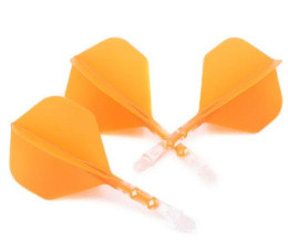 CUESOUL ROST T19 INTEGRATED DART FLIGHTS - STANDARD Orange