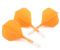 CUESOUL ROST T19 INTEGRATED DART FLIGHTS - STANDARD Orange Short