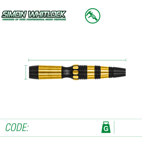 Lotki Winmau Simon Whitlock Onyx AU 90% Lotki Winmau Simon Whitlock Onyx AU 90%