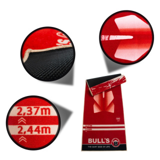 BULL'S Carpet Mat 180 Red