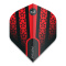 Winmau Prism Alpha Red with Black Stars