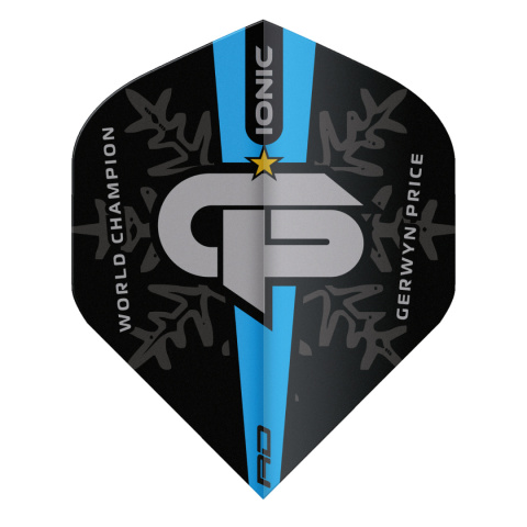 GERWYN PRICE WORLD CHAMPION BLUE LOGO EDITION DART FLIGHTS GERWYN PRICE WORLD CHAMPION BLUE LOGO EDITION DART FLIGHTS
