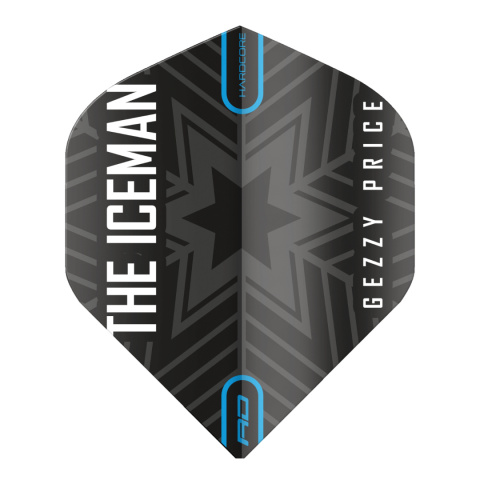 HARDCORE GERWYN PRICE - BLACK & GREY SNOWFLAKE LOGO FLIGHTS HARDCORE GERWYN PRICE - BLACK & GREY SNOWFLAKE LOGO FLIGHTS