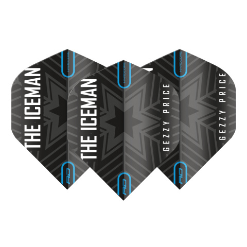 HARDCORE GERWYN PRICE - BLACK & GREY SNOWFLAKE LOGO FLIGHTS HARDCORE GERWYN PRICE - BLACK & GREY SNOWFLAKE LOGO FLIGHTS