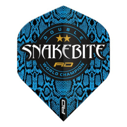 Red Dragon SNAKEBITE HARDCORE IONIC BLUE LOGO STANDARD DART FLIGHTS