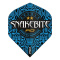 Red Dragon SNAKEBITE HARDCORE IONIC BLUE LOGO STANDARD DART FLIGHTS