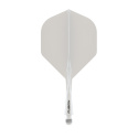 Winmau Fusion Integrated Flight & Shaft System Fluoro White