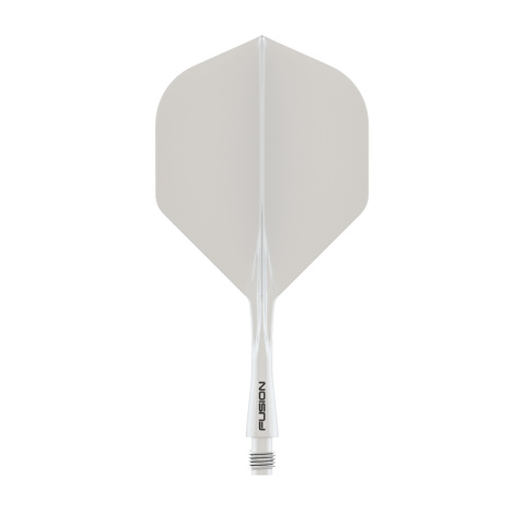 Winmau Fusion Integrated Flight & Shaft System Fluoro White