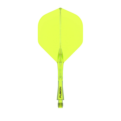 Winmau Fusion Integrated Flight & Shaft System Fluoro Yellow