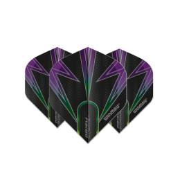 Winmau Prism Alpha Black & Purple