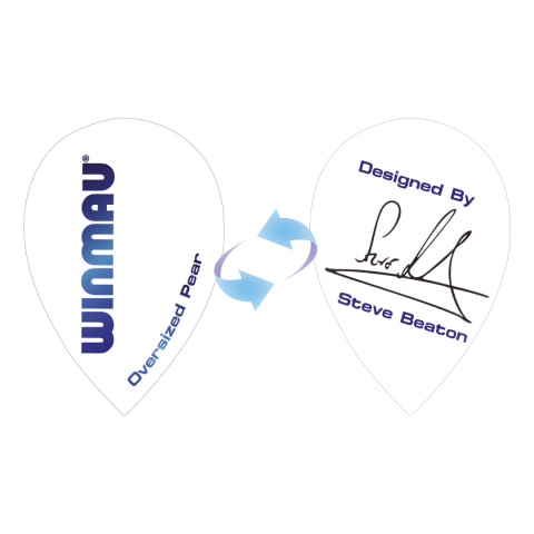 Winmau Specialist Steve Beaton Pear White Winmau Specialist Steve Beaton Pear White