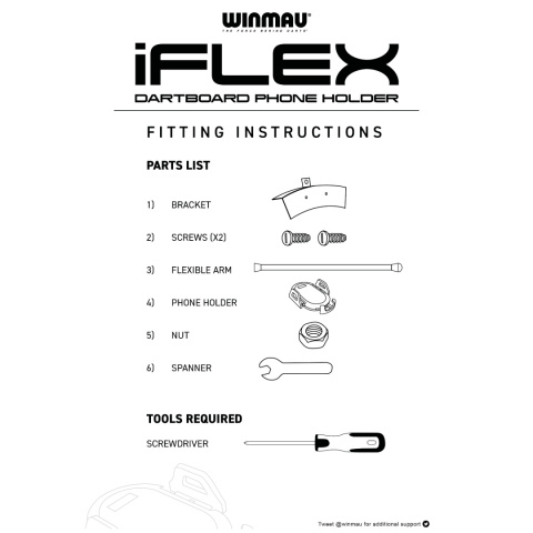 Winmau i-Flex Phone Holder Winmau i-Flex Phone Holder