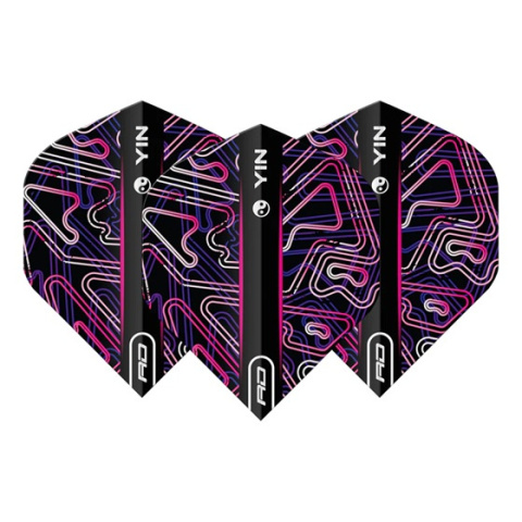 Black & pink Yin Yang Black & pink Yin Yang