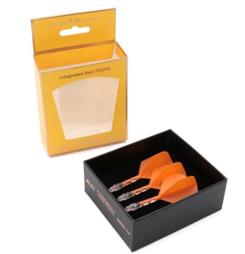 CUESOUL ROST T19 INTEGRATED DART FLIGHTS - STANDARD Orange