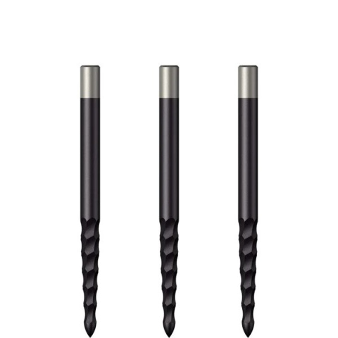 Mission Lunar FS Dart Points Rough Cut Black 32/36/38/40 mm Mission Lunar FS Dart Points Rough Cut Black 32/36/38/40 mm