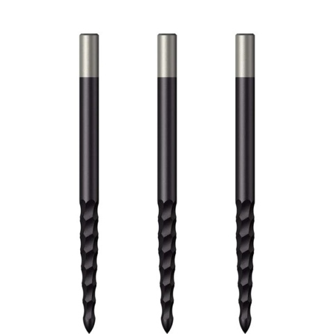 Mission Lunar FS Dart Points Rough Cut Black 32/36/38/40 mm Mission Lunar FS Dart Points Rough Cut Black 32/36/38/40 mm