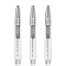 Mission Sabre Shafts - Clear - Silver Top