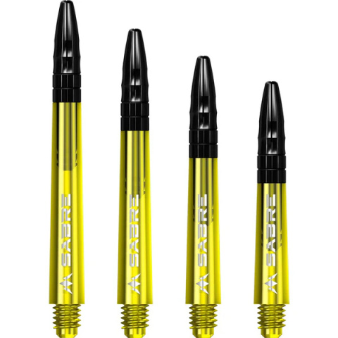 Mission Sabre Shafts - Yellow - Black Top