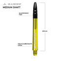 Mission Sabre Shafts - Yellow - Black Top