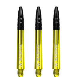 Mission Sabre Shafts - Yellow - Black Top