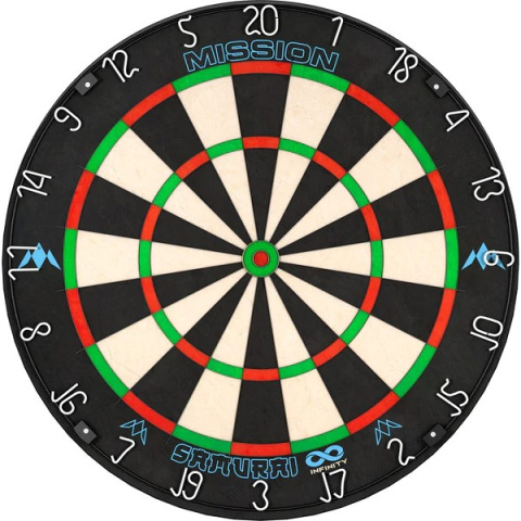 Tarcza Mission Samurai Infinity Dartboard Professional Board Black Ring Tarcza Mission Samurai Infinity Dartboard Professional Board Black Ring