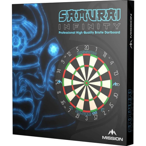 Tarcza Mission Samurai Infinity Dartboard Professional Board Black Ring Tarcza Mission Samurai Infinity Dartboard Professional Board Black Ring