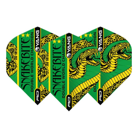 Peter Wright Orange & Green Yin Yang FLIGHTS Peter Wright Orange & Green Yin Yang FLIGHTS