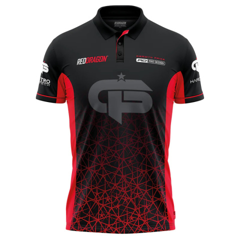 Red Dragon Gerwyn Price Iceman Inferno Polo Red Dragon Gerwyn Price Iceman Inferno Polo