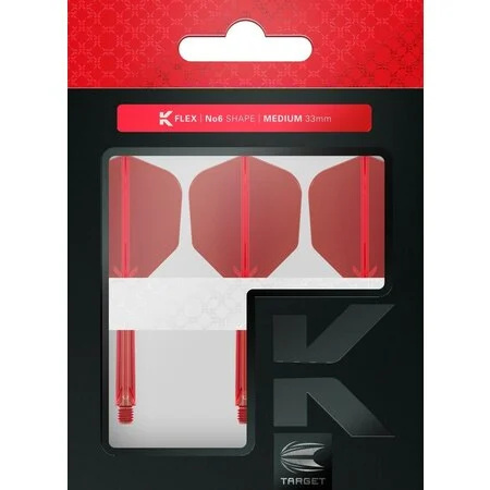 Target K-Flex Shaft&Flight System Red no6 mini standard Target K-Flex Shaft&Flight System Red no6 mini standard